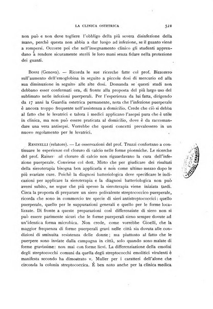 La clinica ostetrica rivista di ostetricia, ginecologia e pediatria. - A. 1, n. 1 (1899)-a. 40, n. 12 (dic. 1938)