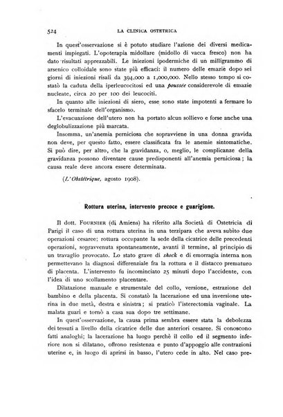 La clinica ostetrica rivista di ostetricia, ginecologia e pediatria. - A. 1, n. 1 (1899)-a. 40, n. 12 (dic. 1938)