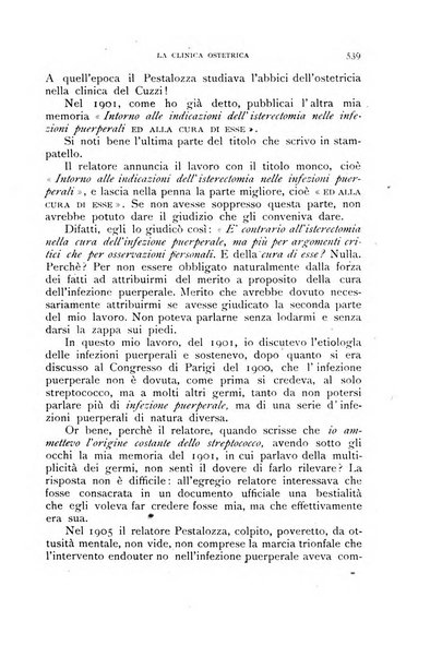 La clinica ostetrica rivista di ostetricia, ginecologia e pediatria. - A. 1, n. 1 (1899)-a. 40, n. 12 (dic. 1938)