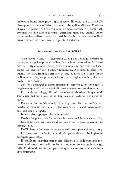 La clinica ostetrica rivista di ostetricia, ginecologia e pediatria. - A. 1, n. 1 (1899)-a. 40, n. 12 (dic. 1938)