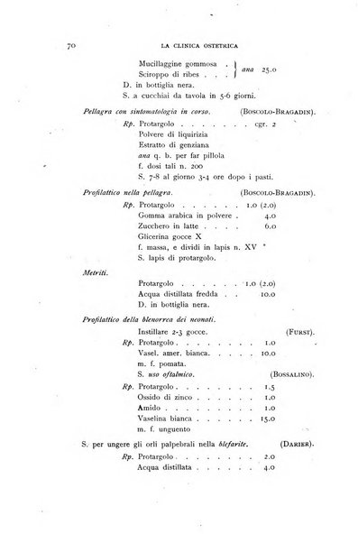 La clinica ostetrica rivista di ostetricia, ginecologia e pediatria. - A. 1, n. 1 (1899)-a. 40, n. 12 (dic. 1938)