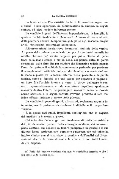 La clinica ostetrica rivista di ostetricia, ginecologia e pediatria. - A. 1, n. 1 (1899)-a. 40, n. 12 (dic. 1938)