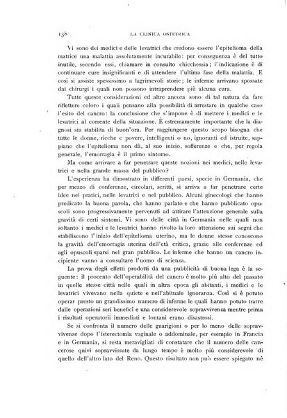 La clinica ostetrica rivista di ostetricia, ginecologia e pediatria. - A. 1, n. 1 (1899)-a. 40, n. 12 (dic. 1938)