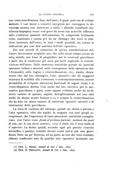 La clinica ostetrica rivista di ostetricia, ginecologia e pediatria. - A. 1, n. 1 (1899)-a. 40, n. 12 (dic. 1938)