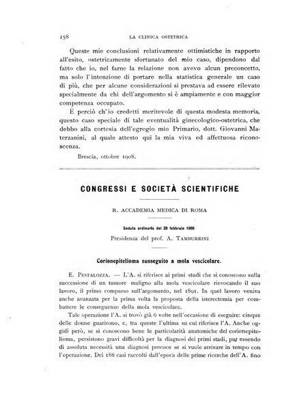 La clinica ostetrica rivista di ostetricia, ginecologia e pediatria. - A. 1, n. 1 (1899)-a. 40, n. 12 (dic. 1938)