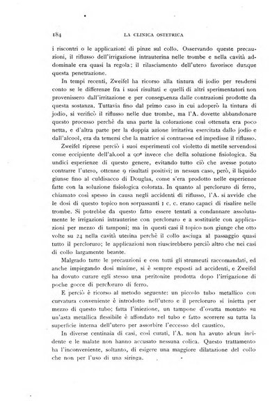 La clinica ostetrica rivista di ostetricia, ginecologia e pediatria. - A. 1, n. 1 (1899)-a. 40, n. 12 (dic. 1938)