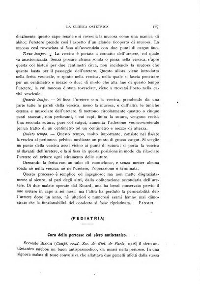 La clinica ostetrica rivista di ostetricia, ginecologia e pediatria. - A. 1, n. 1 (1899)-a. 40, n. 12 (dic. 1938)