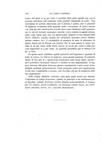 La clinica ostetrica rivista di ostetricia, ginecologia e pediatria. - A. 1, n. 1 (1899)-a. 40, n. 12 (dic. 1938)