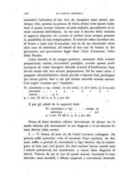 La clinica ostetrica rivista di ostetricia, ginecologia e pediatria. - A. 1, n. 1 (1899)-a. 40, n. 12 (dic. 1938)