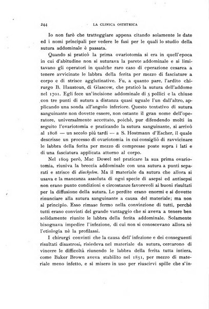 La clinica ostetrica rivista di ostetricia, ginecologia e pediatria. - A. 1, n. 1 (1899)-a. 40, n. 12 (dic. 1938)