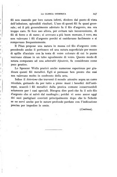 La clinica ostetrica rivista di ostetricia, ginecologia e pediatria. - A. 1, n. 1 (1899)-a. 40, n. 12 (dic. 1938)