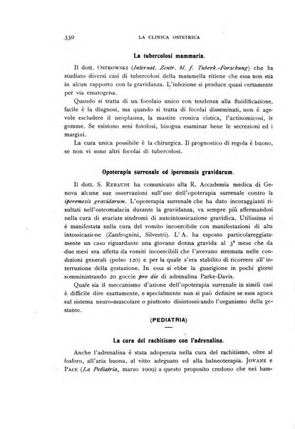 La clinica ostetrica rivista di ostetricia, ginecologia e pediatria. - A. 1, n. 1 (1899)-a. 40, n. 12 (dic. 1938)