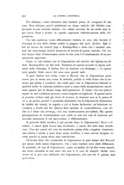 La clinica ostetrica rivista di ostetricia, ginecologia e pediatria. - A. 1, n. 1 (1899)-a. 40, n. 12 (dic. 1938)