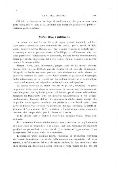 La clinica ostetrica rivista di ostetricia, ginecologia e pediatria. - A. 1, n. 1 (1899)-a. 40, n. 12 (dic. 1938)