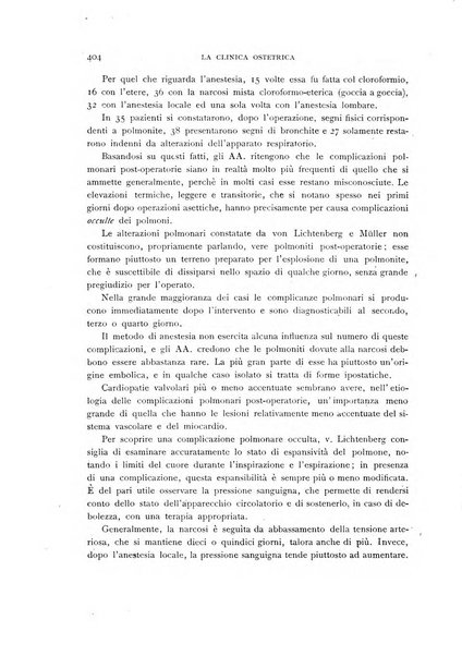 La clinica ostetrica rivista di ostetricia, ginecologia e pediatria. - A. 1, n. 1 (1899)-a. 40, n. 12 (dic. 1938)