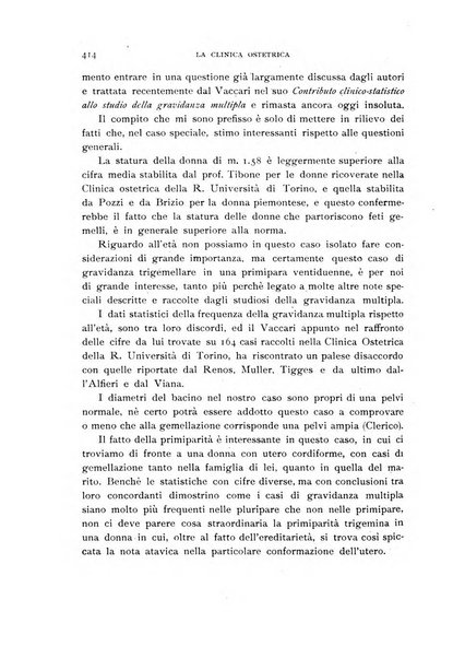 La clinica ostetrica rivista di ostetricia, ginecologia e pediatria. - A. 1, n. 1 (1899)-a. 40, n. 12 (dic. 1938)