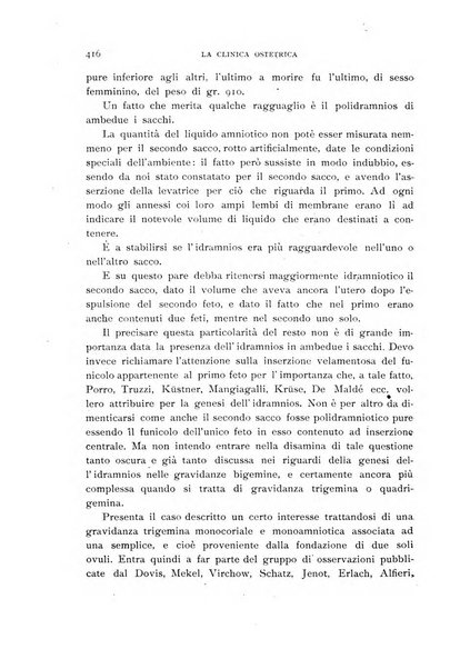 La clinica ostetrica rivista di ostetricia, ginecologia e pediatria. - A. 1, n. 1 (1899)-a. 40, n. 12 (dic. 1938)