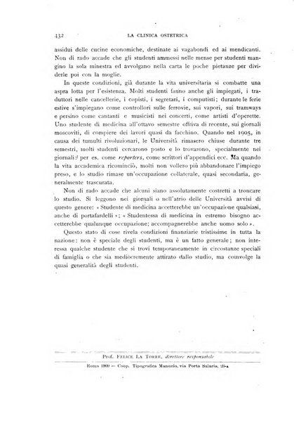 La clinica ostetrica rivista di ostetricia, ginecologia e pediatria. - A. 1, n. 1 (1899)-a. 40, n. 12 (dic. 1938)