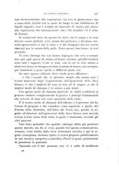 La clinica ostetrica rivista di ostetricia, ginecologia e pediatria. - A. 1, n. 1 (1899)-a. 40, n. 12 (dic. 1938)