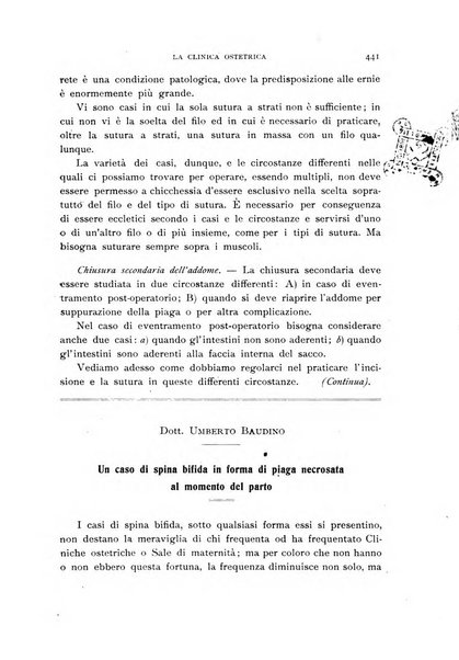 La clinica ostetrica rivista di ostetricia, ginecologia e pediatria. - A. 1, n. 1 (1899)-a. 40, n. 12 (dic. 1938)