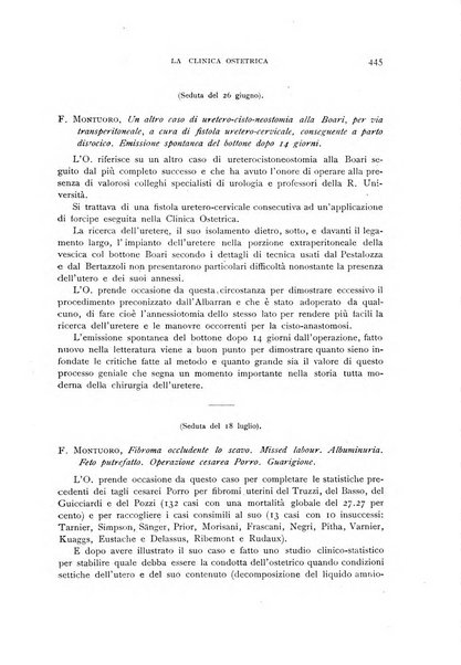 La clinica ostetrica rivista di ostetricia, ginecologia e pediatria. - A. 1, n. 1 (1899)-a. 40, n. 12 (dic. 1938)