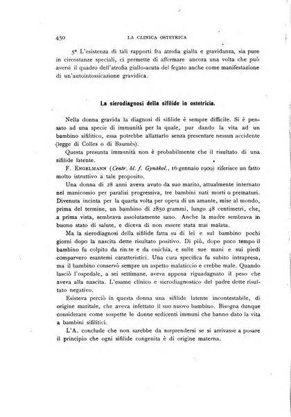 La clinica ostetrica rivista di ostetricia, ginecologia e pediatria. - A. 1, n. 1 (1899)-a. 40, n. 12 (dic. 1938)