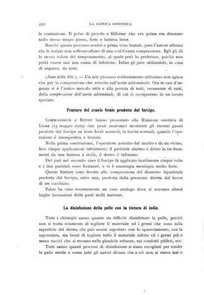 La clinica ostetrica rivista di ostetricia, ginecologia e pediatria. - A. 1, n. 1 (1899)-a. 40, n. 12 (dic. 1938)