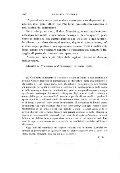 La clinica ostetrica rivista di ostetricia, ginecologia e pediatria. - A. 1, n. 1 (1899)-a. 40, n. 12 (dic. 1938)