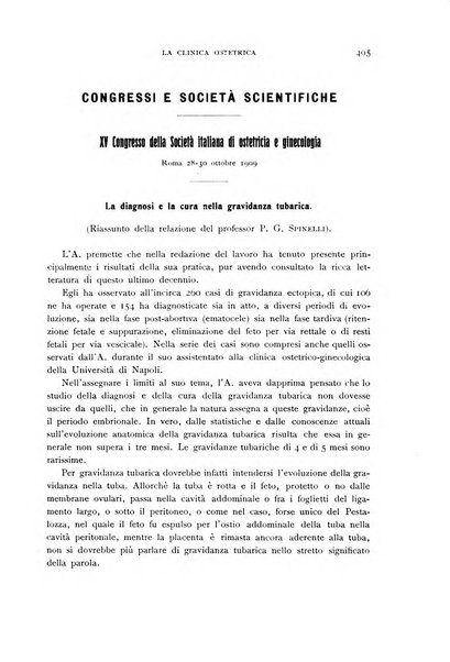 La clinica ostetrica rivista di ostetricia, ginecologia e pediatria. - A. 1, n. 1 (1899)-a. 40, n. 12 (dic. 1938)