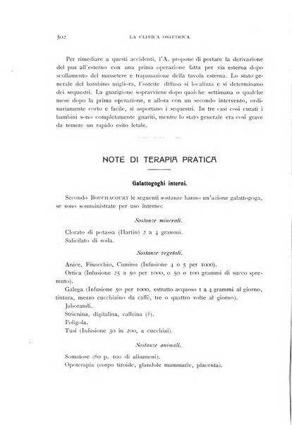 La clinica ostetrica rivista di ostetricia, ginecologia e pediatria. - A. 1, n. 1 (1899)-a. 40, n. 12 (dic. 1938)