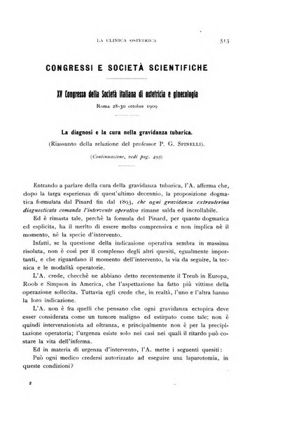 La clinica ostetrica rivista di ostetricia, ginecologia e pediatria. - A. 1, n. 1 (1899)-a. 40, n. 12 (dic. 1938)