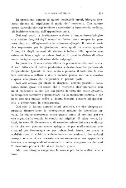 La clinica ostetrica rivista di ostetricia, ginecologia e pediatria. - A. 1, n. 1 (1899)-a. 40, n. 12 (dic. 1938)