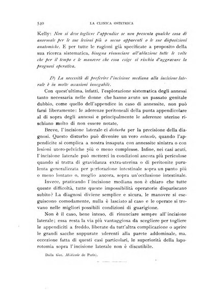 La clinica ostetrica rivista di ostetricia, ginecologia e pediatria. - A. 1, n. 1 (1899)-a. 40, n. 12 (dic. 1938)