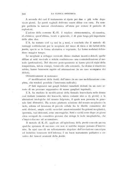 La clinica ostetrica rivista di ostetricia, ginecologia e pediatria. - A. 1, n. 1 (1899)-a. 40, n. 12 (dic. 1938)