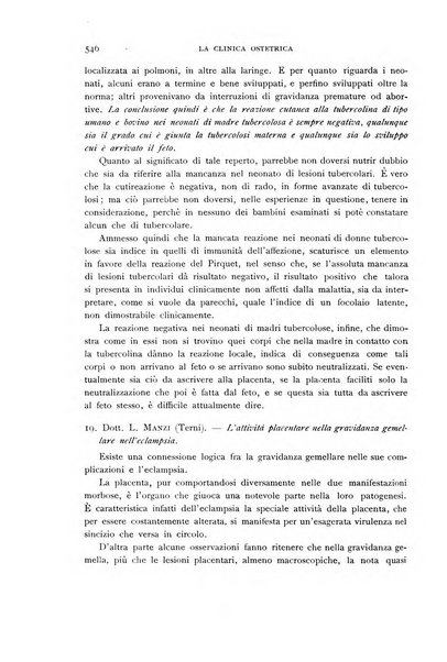 La clinica ostetrica rivista di ostetricia, ginecologia e pediatria. - A. 1, n. 1 (1899)-a. 40, n. 12 (dic. 1938)