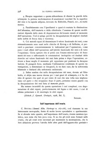 La clinica ostetrica rivista di ostetricia, ginecologia e pediatria. - A. 1, n. 1 (1899)-a. 40, n. 12 (dic. 1938)