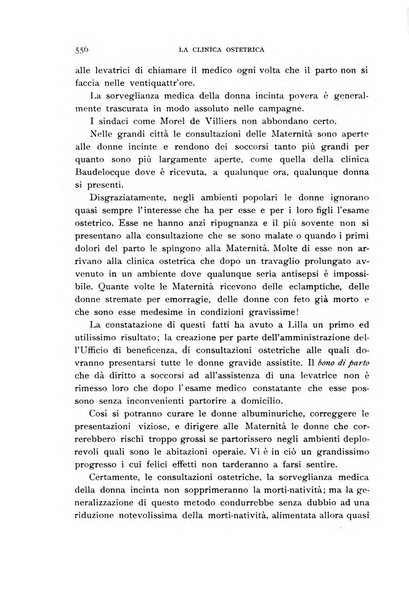 La clinica ostetrica rivista di ostetricia, ginecologia e pediatria. - A. 1, n. 1 (1899)-a. 40, n. 12 (dic. 1938)