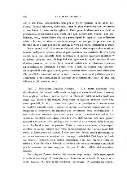 La clinica ostetrica rivista di ostetricia, ginecologia e pediatria. - A. 1, n. 1 (1899)-a. 40, n. 12 (dic. 1938)