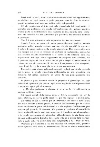 La clinica ostetrica rivista di ostetricia, ginecologia e pediatria. - A. 1, n. 1 (1899)-a. 40, n. 12 (dic. 1938)