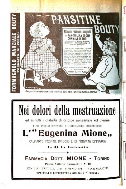 La clinica ostetrica rivista di ostetricia, ginecologia e pediatria. - A. 1, n. 1 (1899)-a. 40, n. 12 (dic. 1938)