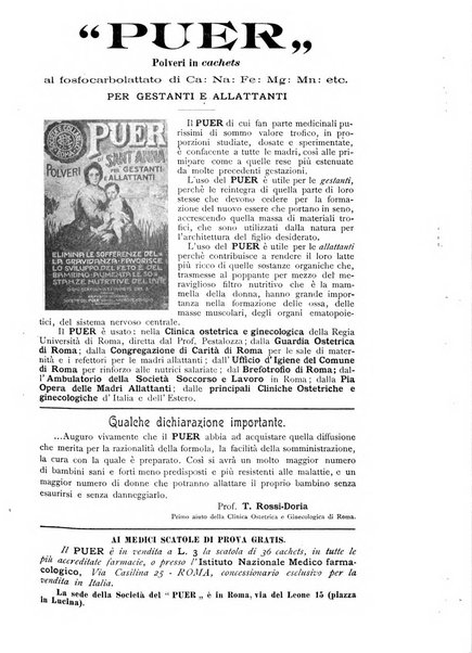 La clinica ostetrica rivista di ostetricia, ginecologia e pediatria. - A. 1, n. 1 (1899)-a. 40, n. 12 (dic. 1938)