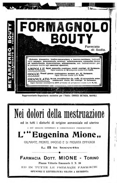 La clinica ostetrica rivista di ostetricia, ginecologia e pediatria. - A. 1, n. 1 (1899)-a. 40, n. 12 (dic. 1938)