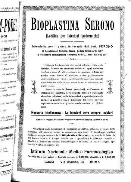 La clinica ostetrica rivista di ostetricia, ginecologia e pediatria. - A. 1, n. 1 (1899)-a. 40, n. 12 (dic. 1938)