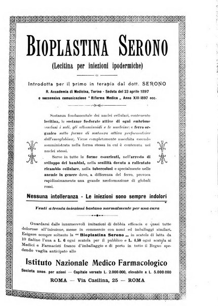 La clinica ostetrica rivista di ostetricia, ginecologia e pediatria. - A. 1, n. 1 (1899)-a. 40, n. 12 (dic. 1938)