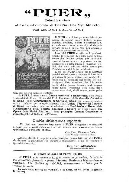 La clinica ostetrica rivista di ostetricia, ginecologia e pediatria. - A. 1, n. 1 (1899)-a. 40, n. 12 (dic. 1938)