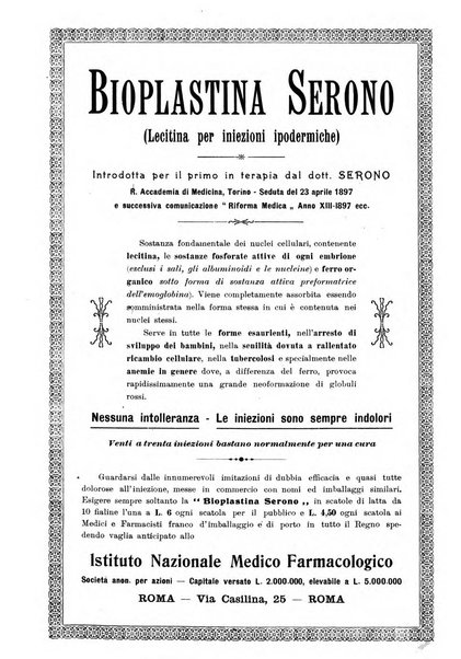 La clinica ostetrica rivista di ostetricia, ginecologia e pediatria. - A. 1, n. 1 (1899)-a. 40, n. 12 (dic. 1938)