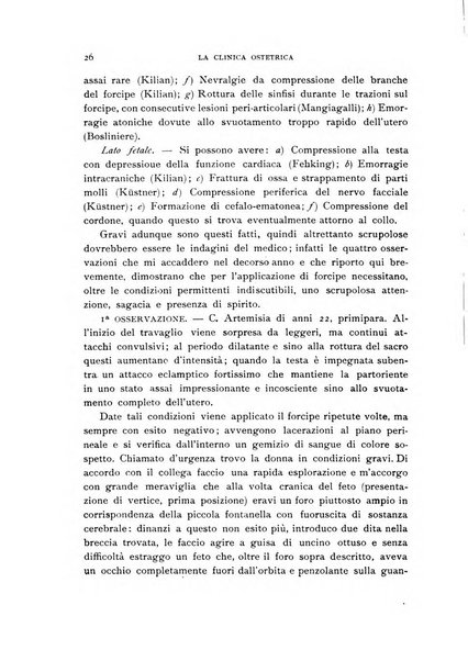 La clinica ostetrica rivista di ostetricia, ginecologia e pediatria. - A. 1, n. 1 (1899)-a. 40, n. 12 (dic. 1938)