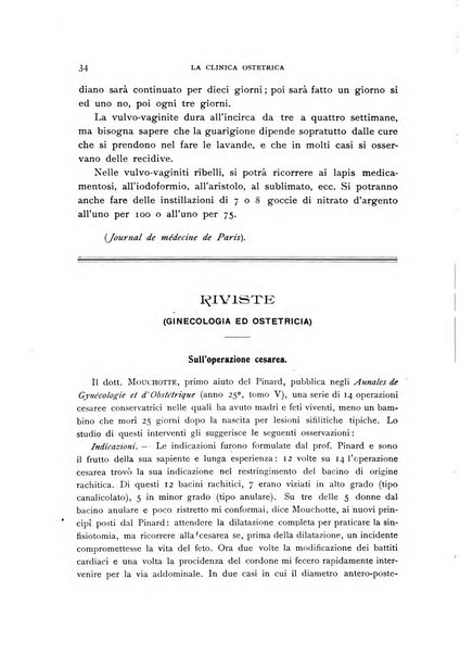 La clinica ostetrica rivista di ostetricia, ginecologia e pediatria. - A. 1, n. 1 (1899)-a. 40, n. 12 (dic. 1938)