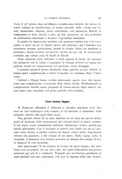 La clinica ostetrica rivista di ostetricia, ginecologia e pediatria. - A. 1, n. 1 (1899)-a. 40, n. 12 (dic. 1938)