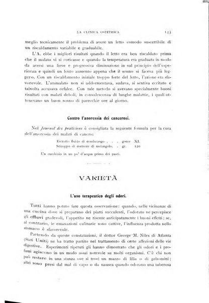 La clinica ostetrica rivista di ostetricia, ginecologia e pediatria. - A. 1, n. 1 (1899)-a. 40, n. 12 (dic. 1938)